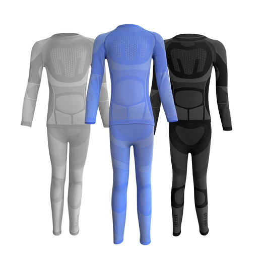 跃牌【菲凡系列】新品保暖内衣套装男女童冬季户外骑行跑步滑雪功能压缩速干内衣裤X8045T 商品图2