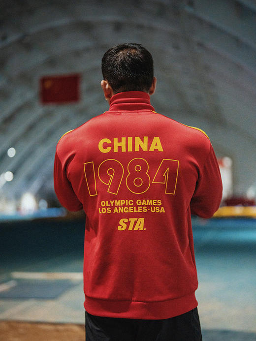 STAxMEIHUA梅花联名复古运动外套:中国红限定 商品图7