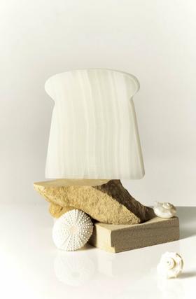 Jadeco/ 厚切白吐司书立 天然白玉