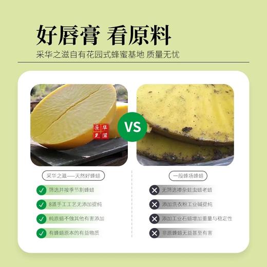 采华之滋·蜂蜜润唇膏小绿胖子 嘴唇干裂滋润保湿成分安全 商品图11