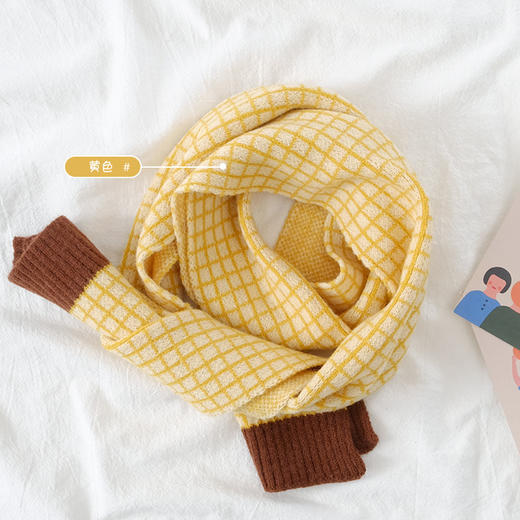 【柔软保暖，男女通用，儿童可爱款式更是萌翻天】1-12岁针织公主围脖保暖潮款 男女围巾宝宝秋冬围脖 围脖儿童可爱女童围巾-QQ 商品图10