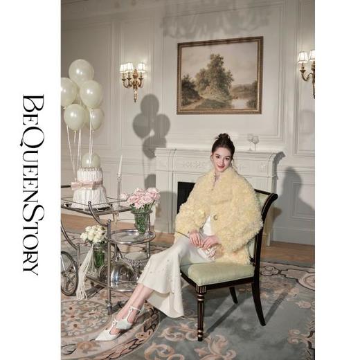 BeQueenStory【人鱼泪珠】法式轻奢气质钉珠包臀长款鱼尾半身裙 商品图2