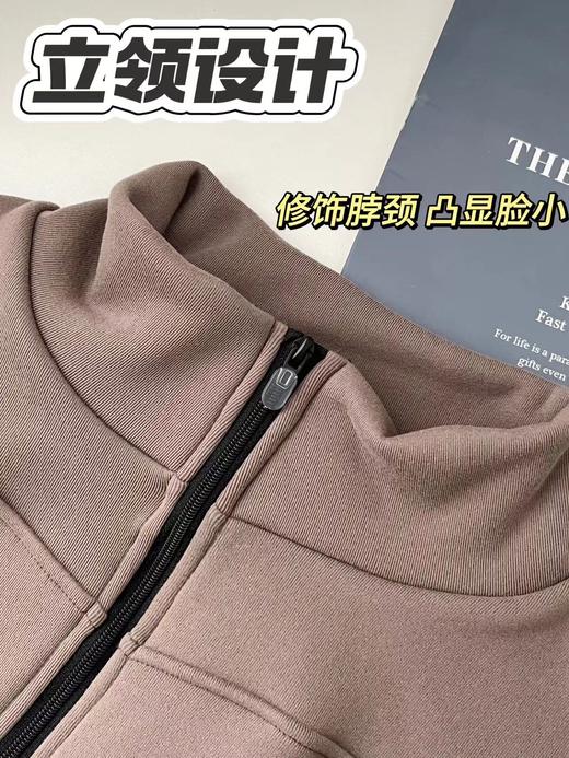 贸易剪标加绒秋冬运动瑜伽外套内搭 商品图11