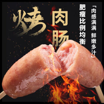 兴威（XINGWEI）火山石烤肠猪肉肠道地肠560g烤肉肠原味热狗烧烤香肠空气炸锅食材 商品图0