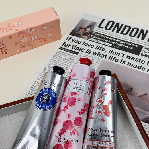 【双12嗨购节】【全球购】L'occitane欧舒丹乳木果/甜蜜樱花/瑰香之心护手霜150ml 保湿滋润 指尖细腻 怡人清香·现货速达 商品图4