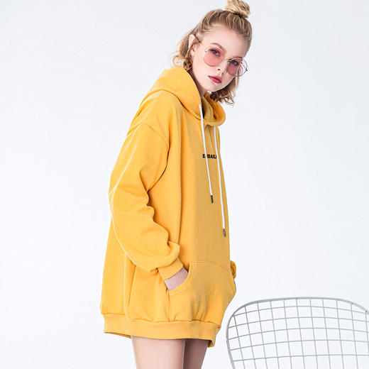 【清仓大促】洁丽雅大码宽松加绒卫衣外套 商品图2