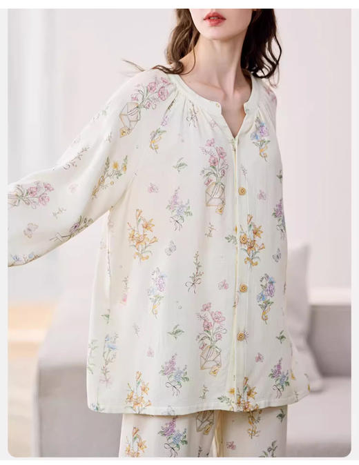 裁缝学苑AQ364 孕妇家居服纸样睡衣套装插肩袖上衣做衣服样板 商品图4