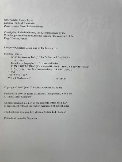 文艺复兴时期意大利艺术图集 576幅插图（140幅彩色） 精装16开 商品图3