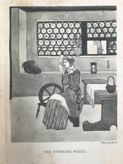 1906年 歌德《浮士德》 吉尔伯特詹姆斯8幅插图 漆布精装32开 商品图7