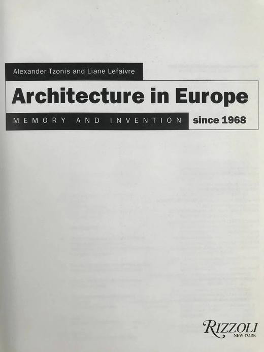 1968年以来的欧洲建筑 563幅插图（201幅彩色） 精装大16开 商品图3