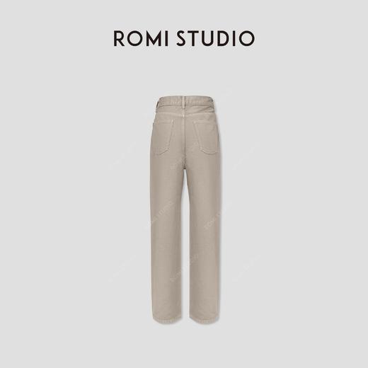 ROMI STUDIO“法式优雅”长绒斜纹棉高士线洗水直筒牛仔裤431NS080 商品图1