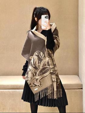 巴宝莉战马双面披肩（AN）