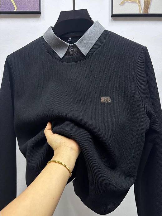 罗蒙加厚假两件（h锁 商品图4