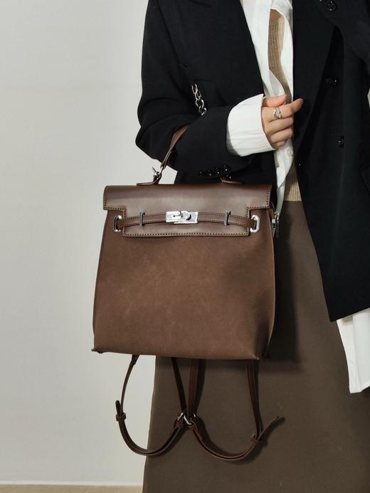 [BOP] Bag of parody  CA双肩包小众磨砂复古单肩双肩手提大容量通勤包 商品图6