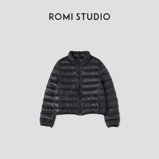 ROMI STUDIO白鹅绒拼狐狸毛毛领可拆卸内胆连帽羽绒服 441Y3001 商品图1