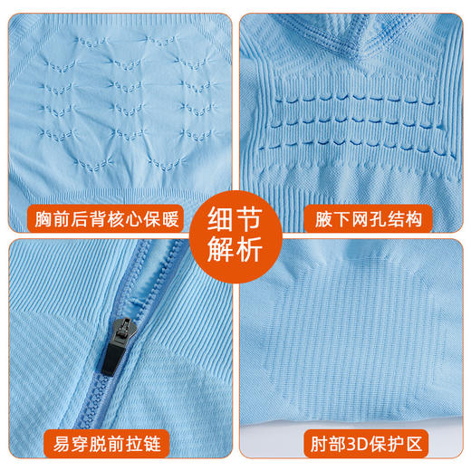 跃牌【菲凡系列】户外公路山地自行车骑行服排汗透气运动上衣女士拉链长袖外套Y2040 商品图2