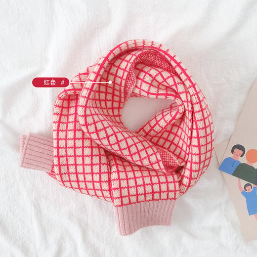 【柔软保暖，男女通用，儿童可爱款式更是萌翻天】1-12岁针织公主围脖保暖潮款 男女围巾宝宝秋冬围脖 围脖儿童可爱女童围巾-QQ 商品图9