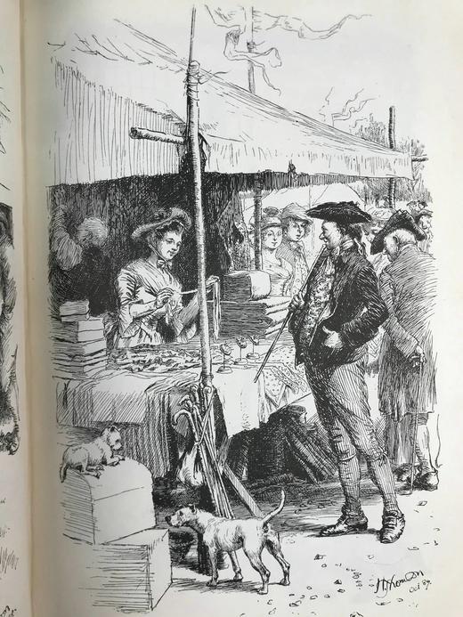 1889-1890年 英国插图杂志 数百幅精美插图 真皮精装16开 商品图12