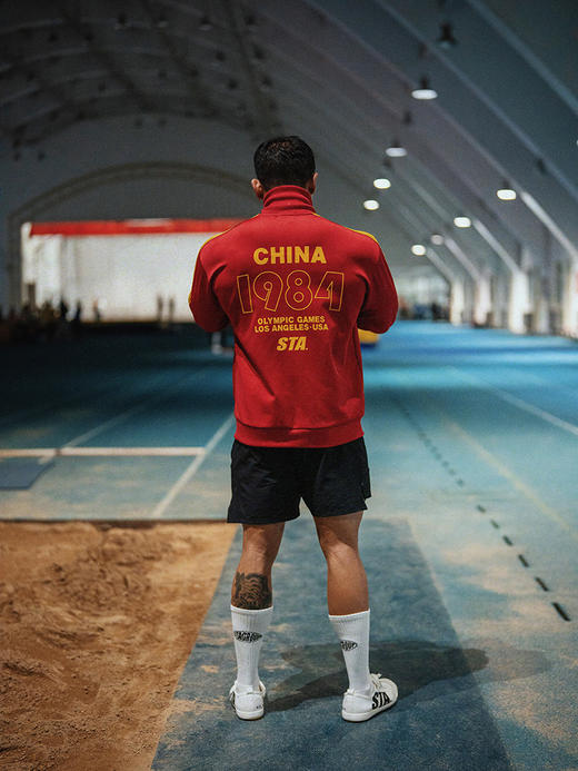 STAxMEIHUA梅花联名复古运动外套:中国红限定 商品图6
