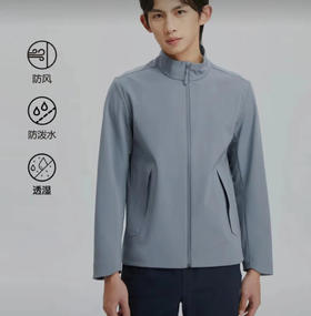 【jq-6937】男子户外防风防泼水立领软壳夹克/外套！！