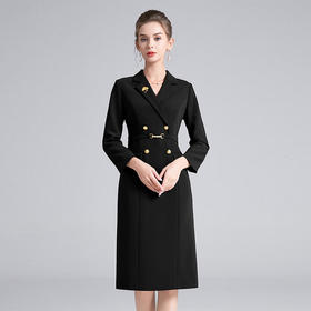 【deo】全新升级【铂金会员367/天猫499/差价132】(14114) 洛诗琳秋冬高级感时尚通勤连衣裙2024收腰显瘦气质裙子