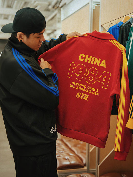 BKxSTAxMEIHUA梅花联名复古运动外套:王哥 商品图6