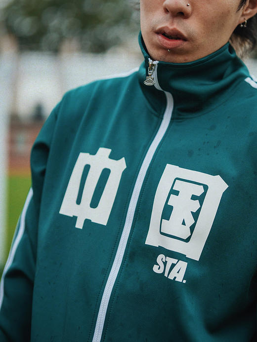 STAxMEIHUA梅花联名复古运动外套:中国 商品图2