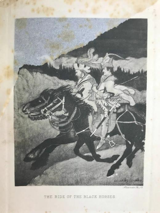 1906年 歌德《浮士德》 吉尔伯特詹姆斯8幅插图 漆布精装32开 商品图10