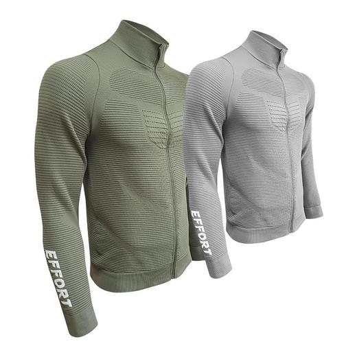 跃牌【菲凡系列】新款XB透气男士运动外套拉链立领健身服长袖L6001 商品图4