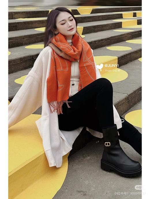 爱马仕新款马术交织围巾披肩（CB） 商品图7