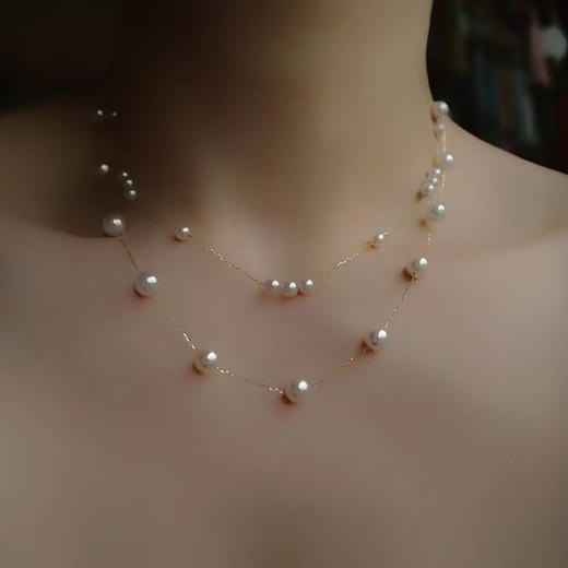 龢盒原创 满天星款akoya珍珠链 项链 商品图0