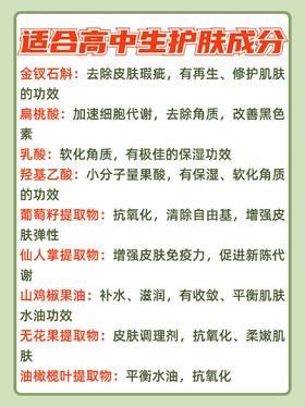 成分党看这里！！