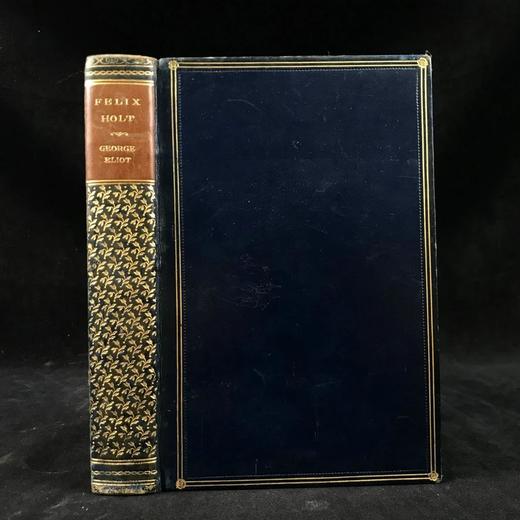 工坊特装本！约19世纪后期 乔治·艾略特《菲利克斯·霍尔特》 6幅插图 全真皮精装36开 商品图0