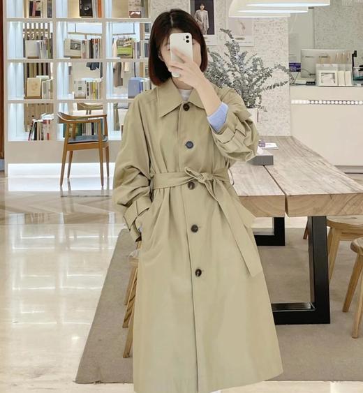 福利款  重磅渠道  小禾中长款风衣 进口棉灯笼袖设计 慵懒休闲 廓形风衣 商品图1