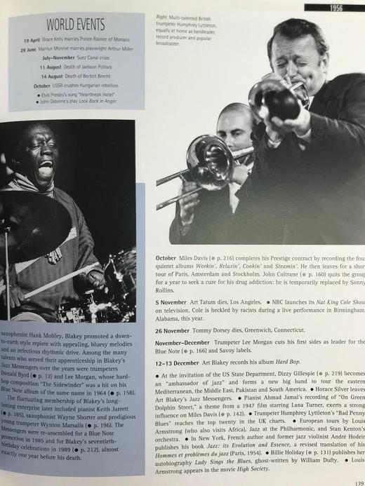 爵士乐编年史（馆藏） 325幅插图（82幅彩色） 精装16开 商品图10