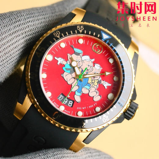 古驰Gucci新款男士石英腕表 表径40mm 商品图3