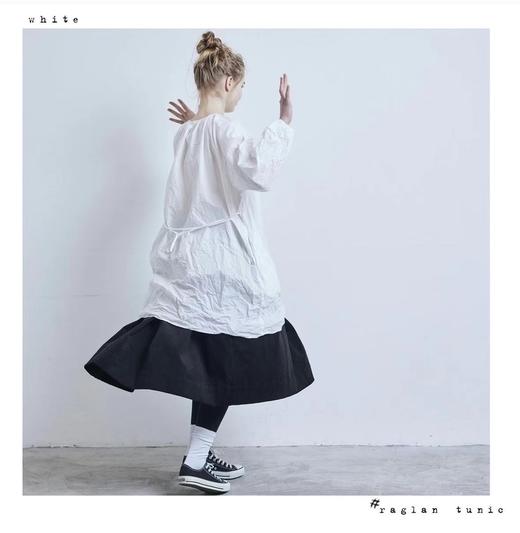 (g)白色圆领罩衫 商品图7