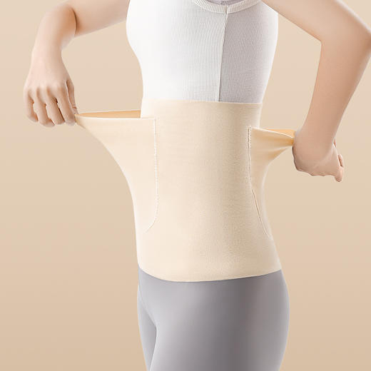 秋冬【德绒护腰加口袋】护腰双兜护腰带 保暖发热暖肚护胃 男女防寒月子护腰  商品图9