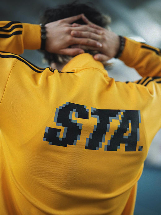 STAxMEIHUA梅花联名复古运动外套:黄血 商品图6