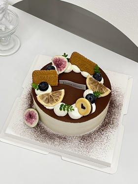 正宗意实提拉米苏森系生日蛋糕（提前一天预定