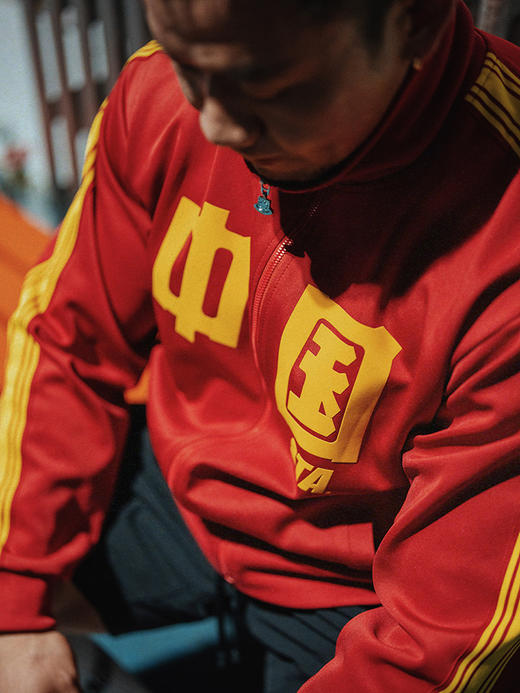 STAxMEIHUA梅花联名复古运动外套:中国红限定 商品图2