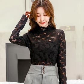 特价【清仓大促】洁丽雅女士蕾丝打底上衣