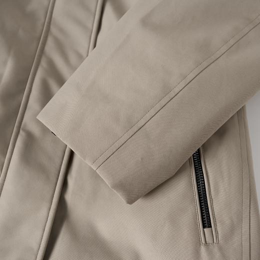 ROMI STUDIO白鹅绒拼狐狸毛毛领可拆卸内胆连帽羽绒服 441Y3001 商品图3