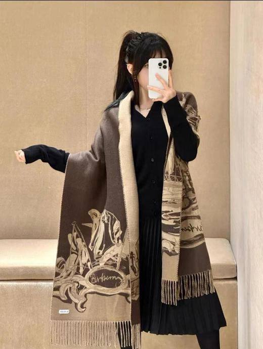 巴宝莉战马双面披肩（AN） 商品图13