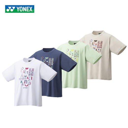 尤尼克斯 男女同款 巴黎纪念T恤 YOB23200EX 商品图0