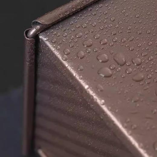 230g/450g 碳钢金色波纹吐司模带盖  大号小号吐司盒面包模 烘焙模具 商品图2