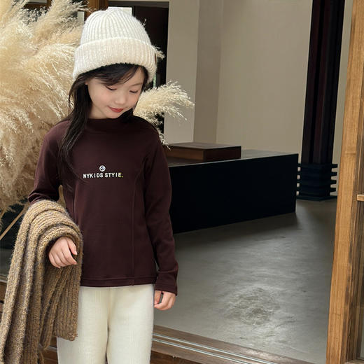 【春节期间1月21日停发，2月5日恢复发货】贝叮熊德绒休闲打底衫卫衣 商品图1