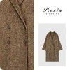 PanYiXiu/潘依绣【温暖时光】骆驼绒羊-毛人字纹高阶大衣 ZX24837 商品缩略图0
