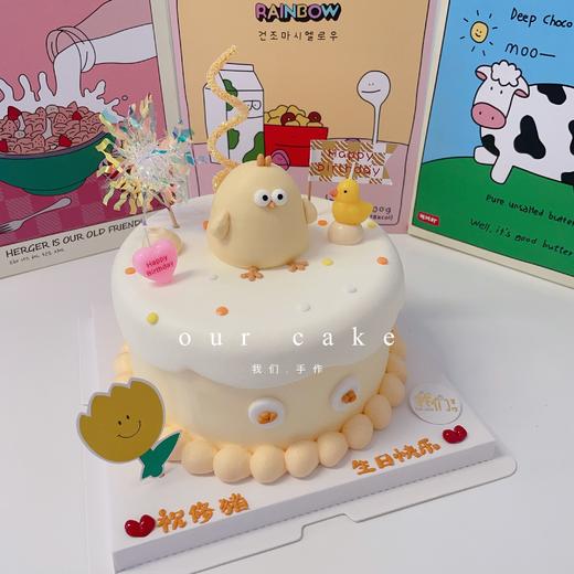 墩墩鸡卡通小动物蛋糕-低糖处理无添加 商品图2