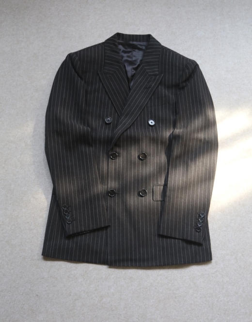 年度重磅 可遇不可求 哈！男段 琳达的 色织精纺羊毛 修身款 西服 商品图0